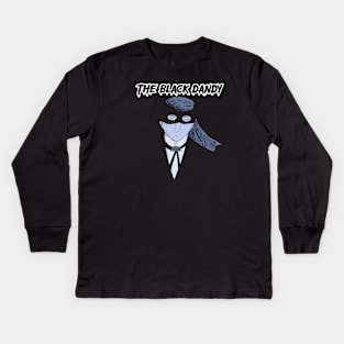 The Black Dandy Strikes! Kids Long Sleeve T-Shirt